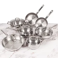 BergHOFF Belly Shape 18/10 Stainless Steel 12-pc. Cookware Set