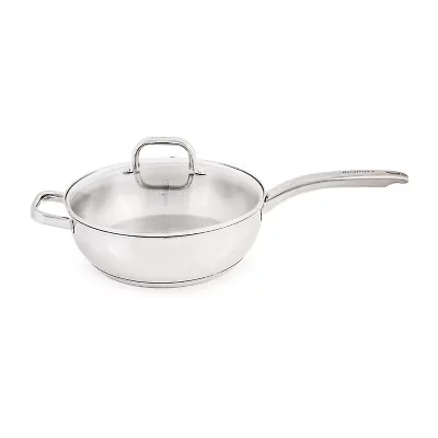 BergHOFF Belly Shape 18/10 Stainless Steel 9.5" Deep Skillet