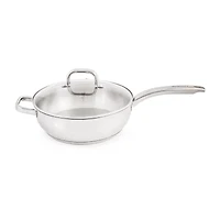 BergHOFF Belly Shape 18/10 Stainless Steel 9.5" Deep Skillet