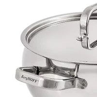 BergHOFF Belly Shape 18/10 Stainless Steel 5.5-qt. Stockpot with Lid