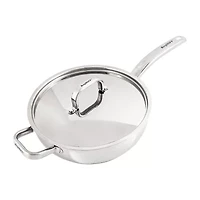 BergHOFF Belly Shape 18/10 Stainless Steel 9.5" Deep Skillet