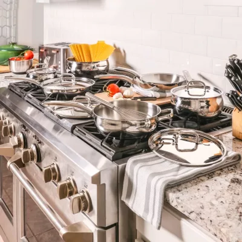 BergHOFF Belly Shape 18/10 Stainless Steel 2.5-qt. Skillet