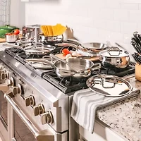 BergHOFF Belly Shape 18/10 Stainless Steel 2.5-qt. Skillet