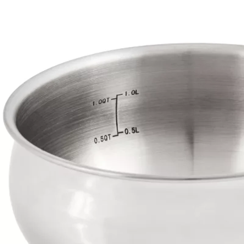 BergHOFF Belly Shape 18/10 Stainless Steel 1.5-qt. Sauce Pan