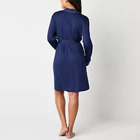 Liz Claiborne Cool and Calm Womens Long Sleeve Knee Length Robe