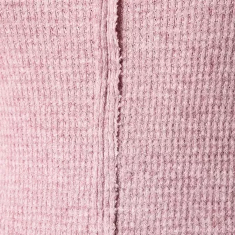 Arizona Thermal Womens Juniors Y Neck Long Sleeve T-Shirt