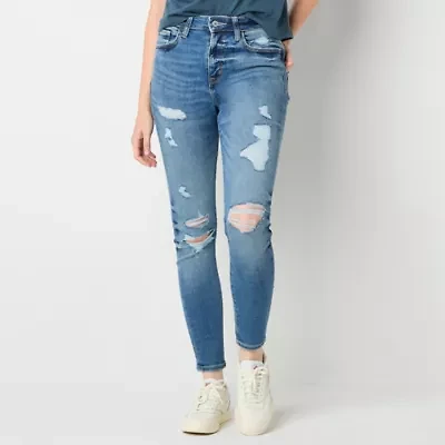 Arizona Womens Stretch Fabric Skinny Fit Juniors Jean