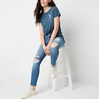Arizona Womens Stretch Fabric Skinny Fit Juniors Jean