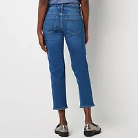 a.n.a Ankle Womens Low Rise Straight Leg Slim Fit Jean