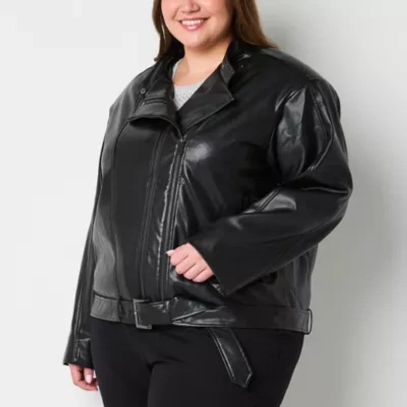 Worthington Womens Midweight Motorcycle Jacket