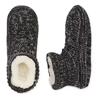 Muk Luks Tall Cuff Brushed Womens 1 Pair Slipper Socks