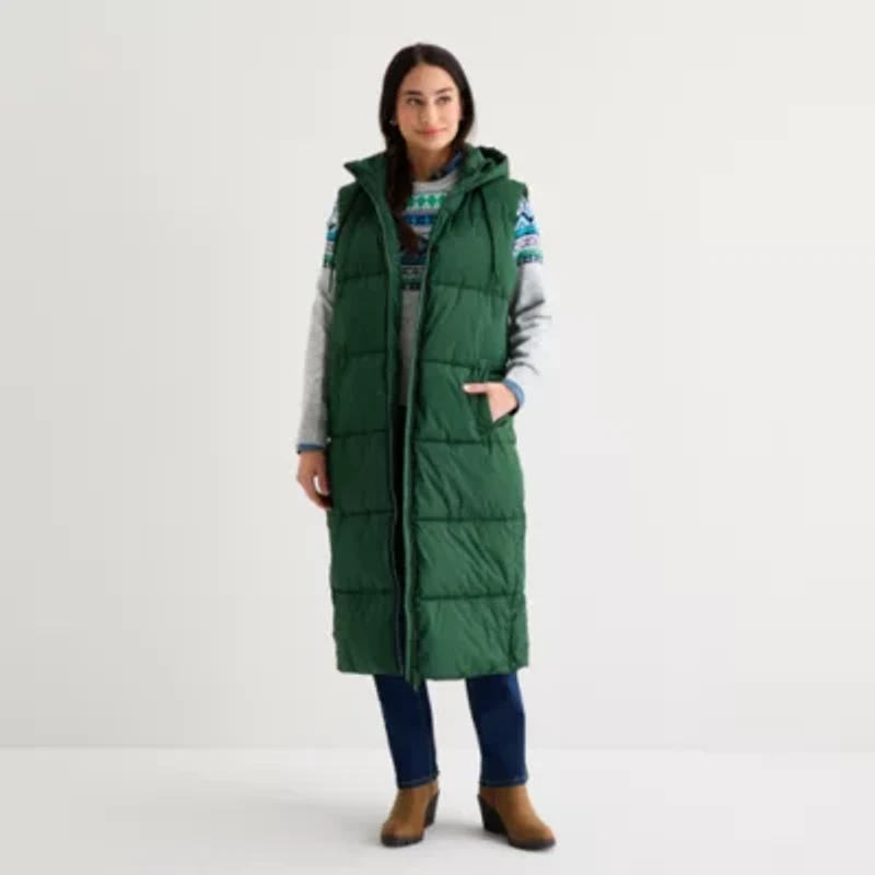 St. John's Bay Womens Midweight Puffer Vest
