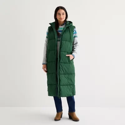 St. John's Bay Womens Midweight Puffer Vest