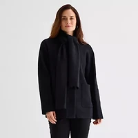 Liz Claiborne Womens Midweight Peacoat