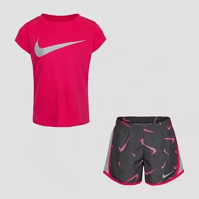 Nike Little Girls 2-pc. Short Set