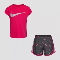 Nike Little Girls 2-pc. Short Set