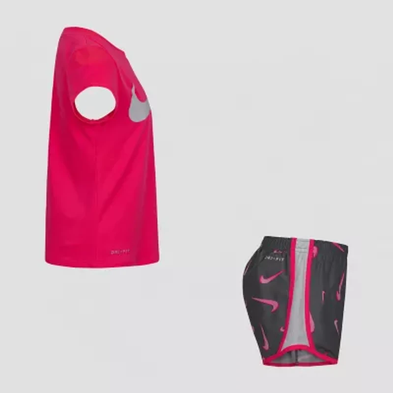 Nike Little Girls 2-pc. Short Set