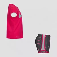 Nike Little Girls 2-pc. Short Set