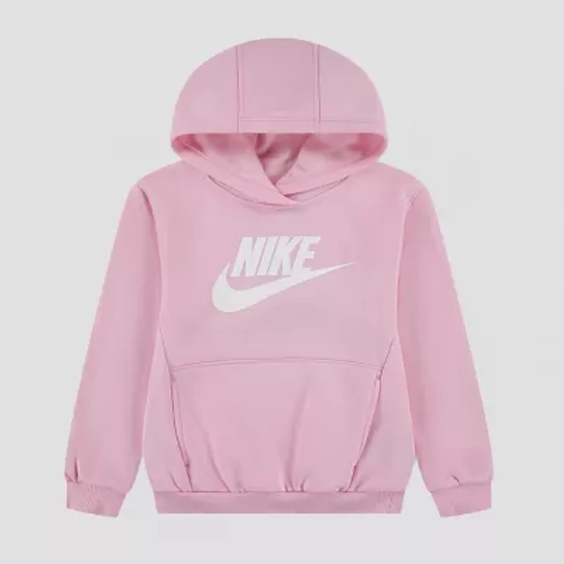 Nike Little Girls Long Sleeve Fleece Hoodie