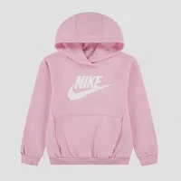 Nike Little Girls Long Sleeve Fleece Hoodie