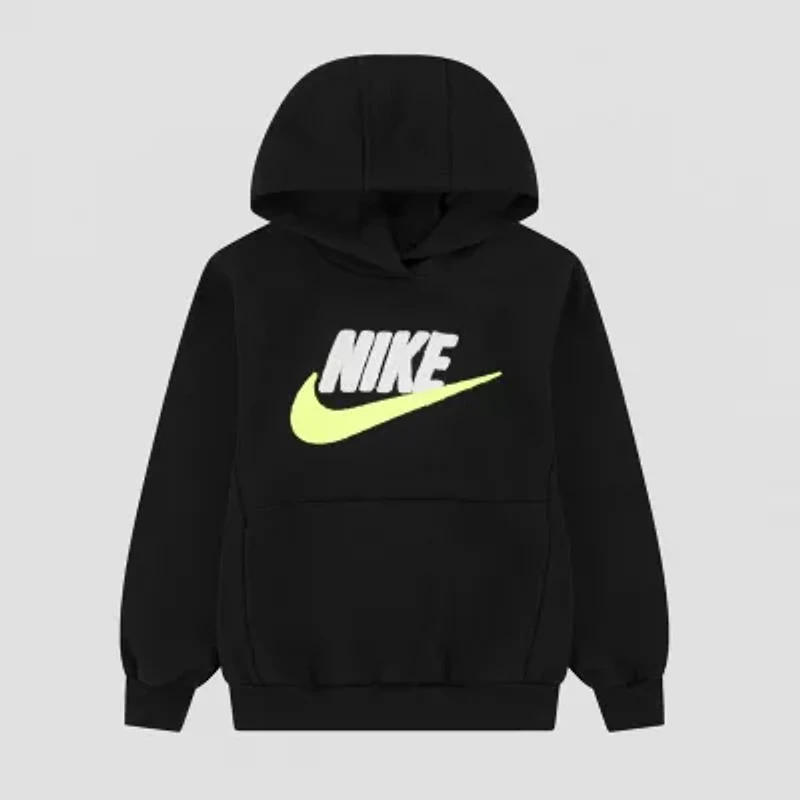Nike Little Boys Long Sleeve Fleece Hoodie