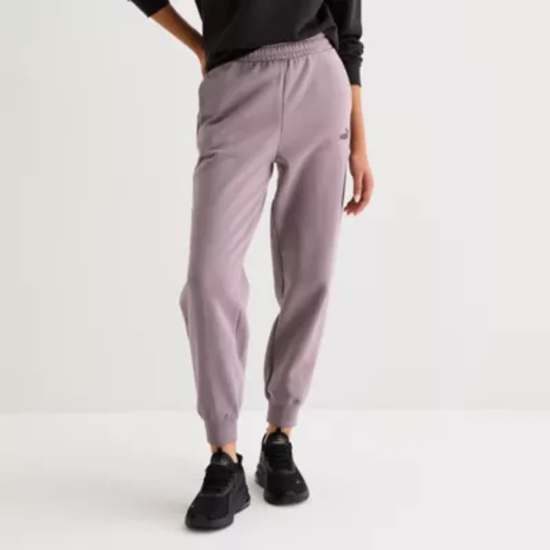 Puma Womens Mid Rise Cuffed Jogger Sweatpants