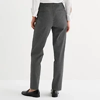 Liz Claiborne Lisa Womens Straight Mid Rise Pull-On Pant