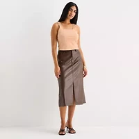 a.n.a Womens High Rise Long Pencil Skirt