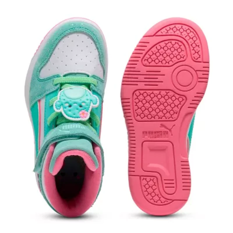 PUMA Rebound Layup Sl Graciela Little Kid Girls Basketball Shoes