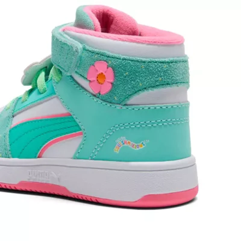 PUMA Rebound Layup Sl Graciela Little Kid Girls Basketball Shoes