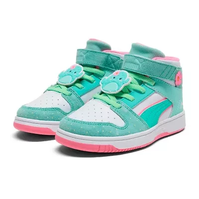 PUMA Rebound Layup Sl Graciela Little Kid Girls Basketball Shoes