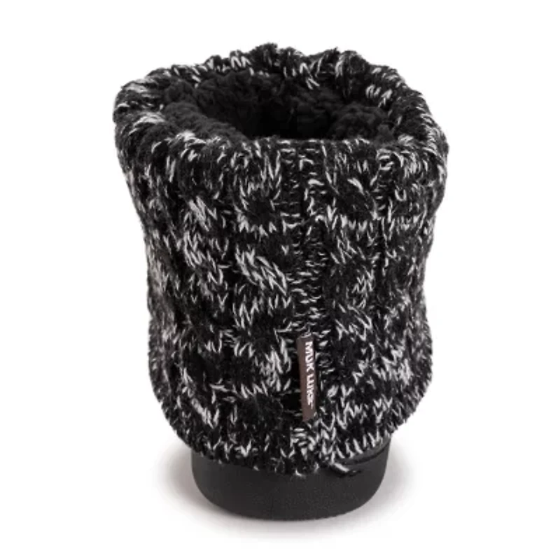 Muk Luks Womens Bootie Slippers