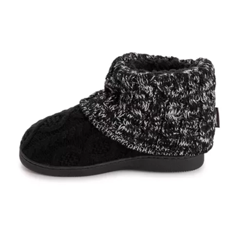 Muk Luks Womens Bootie Slippers