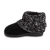 Muk Luks Womens Bootie Slippers