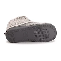 Muk Luks Womens Bootie Slippers
