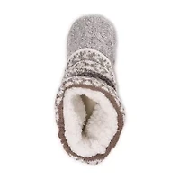 Muk Luks Womens Bootie Slippers