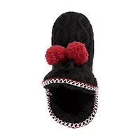 Muk Luks Womens Bootie Slippers