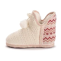 Muk Luks Womens Bootie Slippers