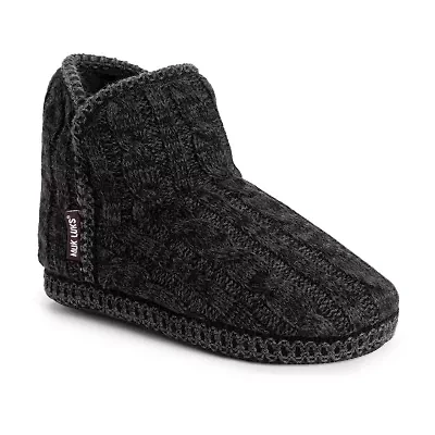 Muk Luks Womens Bootie Slippers