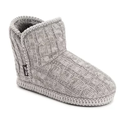 Muk Luks Womens Bootie Slippers