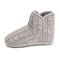 Muk Luks Womens Bootie Slippers