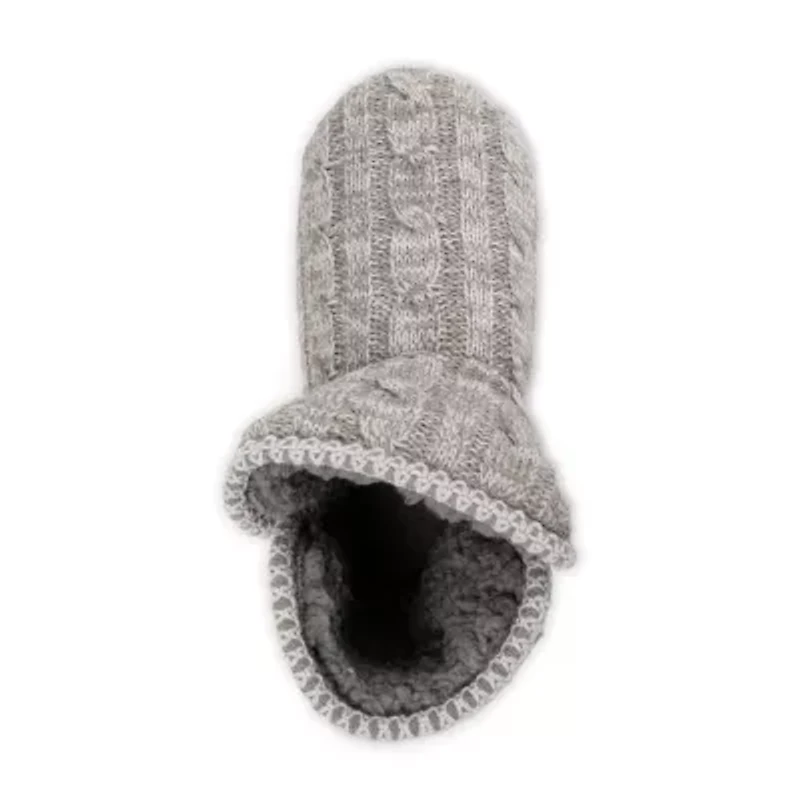 Muk Luks Womens Bootie Slippers