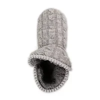 Muk Luks Womens Bootie Slippers
