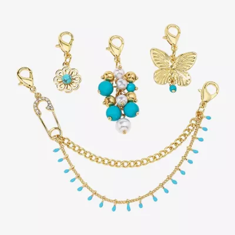 Bijoux Bar Butterfly Flower Shoe Charm