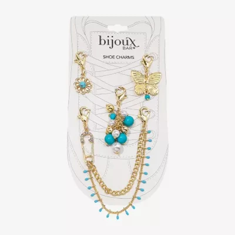 Bijoux Bar Butterfly Flower Shoe Charm