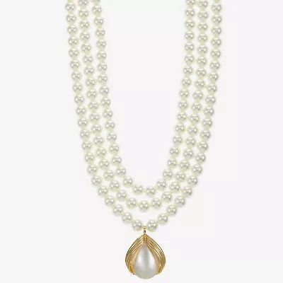 Bijoux Bar Womens 16 Inch Strand Necklace