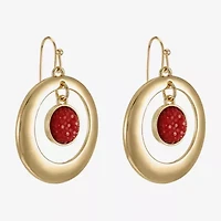 Mixit Gold Tone Womens Drop Earrings
