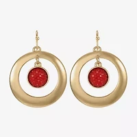 Mixit Gold Tone Womens Drop Earrings