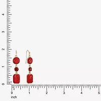 Mixit Gold Tone Womens Drop Earrings