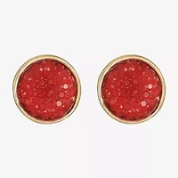 Mixit Gold Tone 12mm Stud Earrings